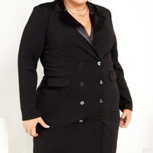 City Chic Tuxedo Dress New With Tags